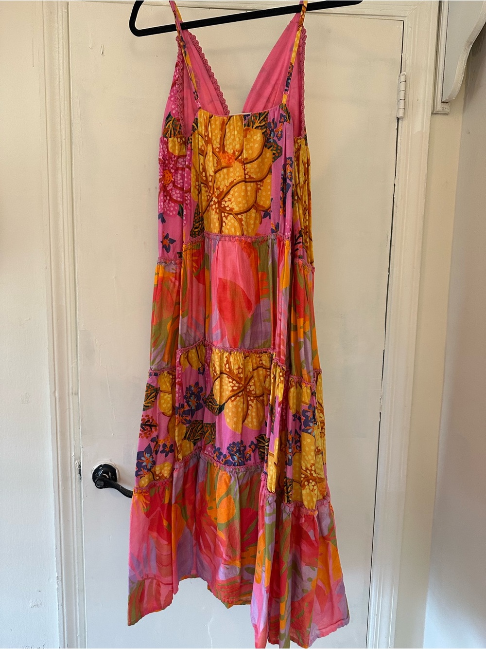 FARM Rio Pink and Yellow Floral Maxi Dress - Picture 2 of 3